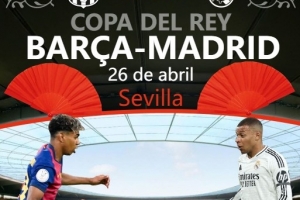 足球竞猜-8列火车+18辆巴士！巴萨为球迷包车赴塞维利亚观战国王杯决赛